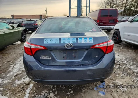 2014 Toyota Corolla L из США, поврежденный, VIN 2T1BURHE6EC008683